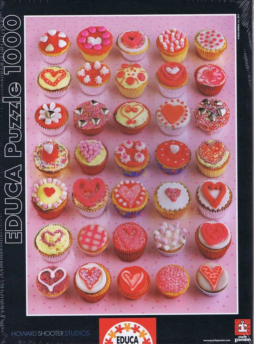 Cup Cakes - 1000 brikker - Nordisk Spil