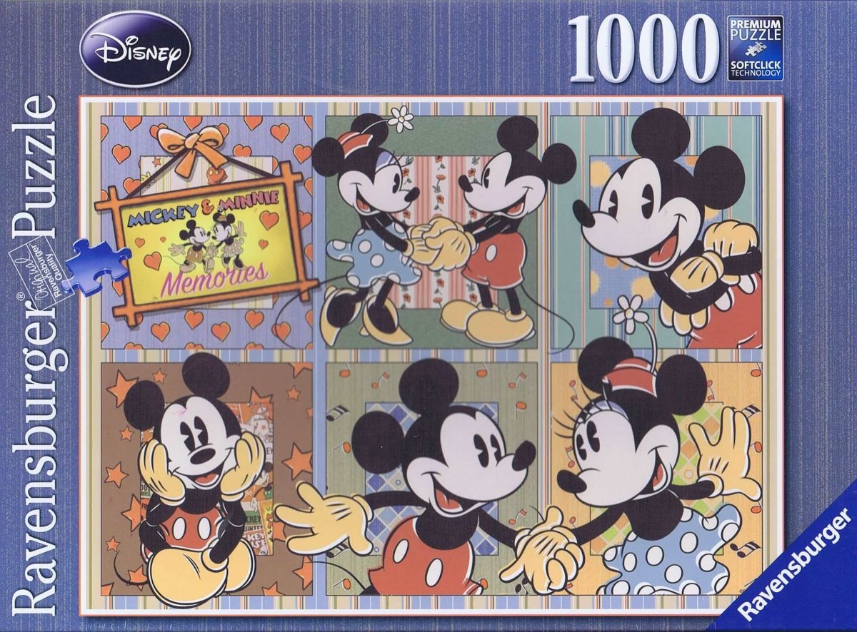 Mickey & Minnie Memories - 1000 brikker - Nordisk Spil