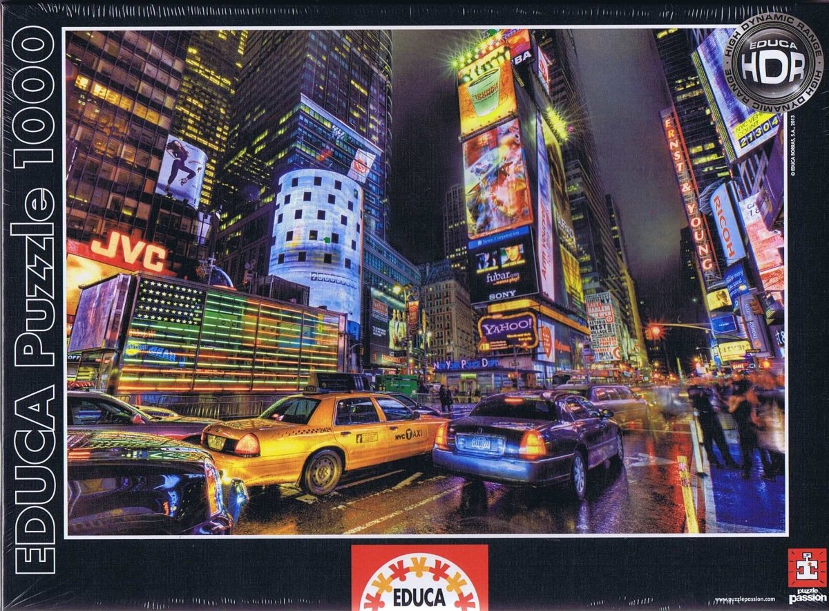 Times Square, New York - 1000 brikker - Nordisk Spil