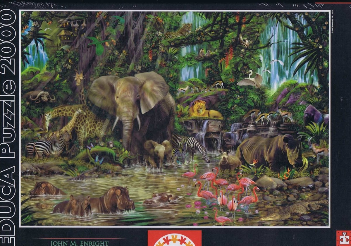 African Jungle - 2000 brikker - Nordisk Spil