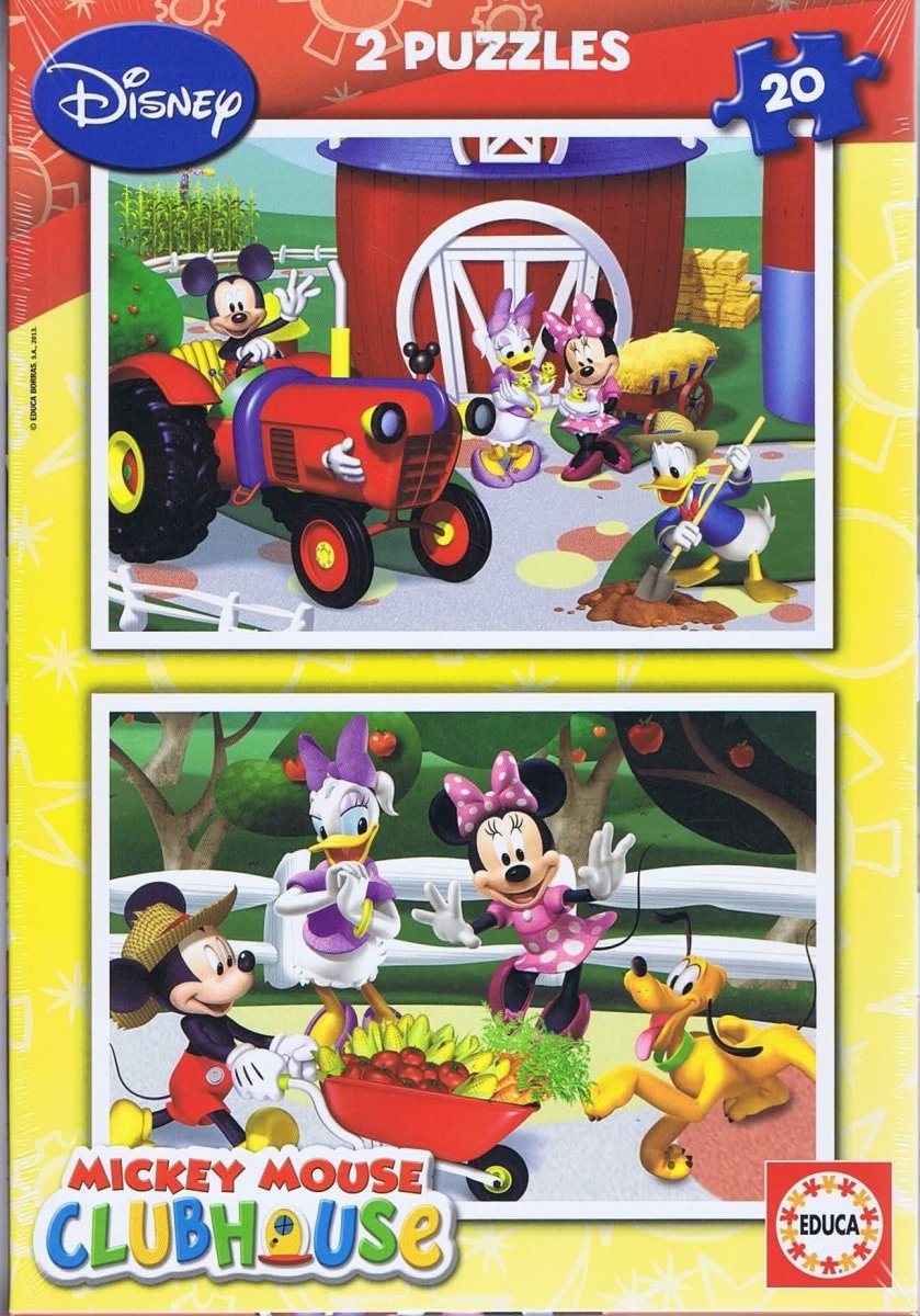 Mickey Mouse clubhouse - 2x20 brikker - Nordisk Spil