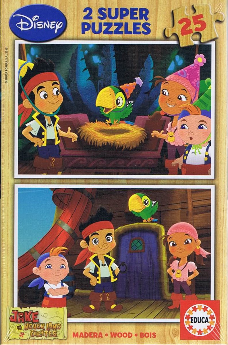 Jake never land pirates - 2x25 brikker - Nordisk Spil