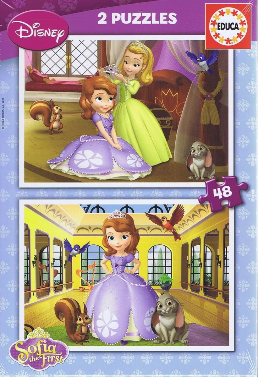 Sofia the First, 2x48 brikker - Nordisk Spil