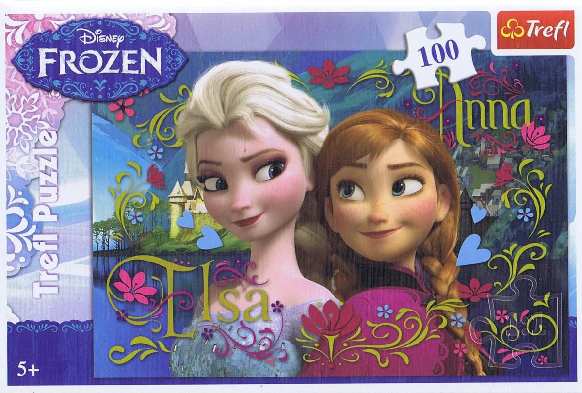 Frozen, 100 brikker - Nordisk Spil