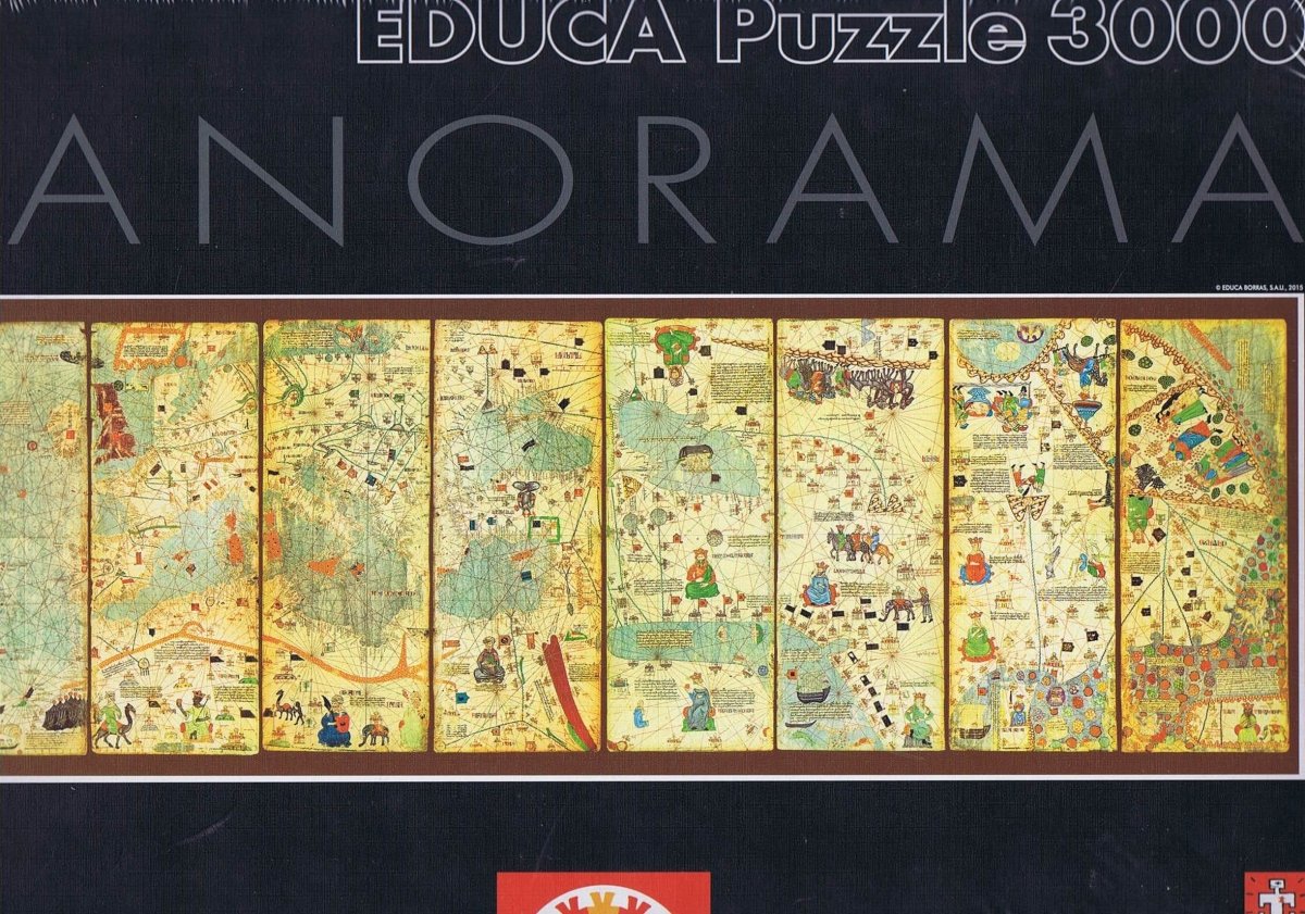 Mappa Mundi 1375 - 3000 brikker - Nordisk Spil