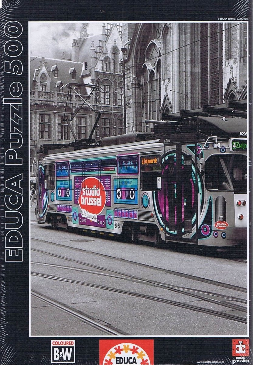 Ghent´s Tram, Belgium - 500 brikker - Nordisk Spil