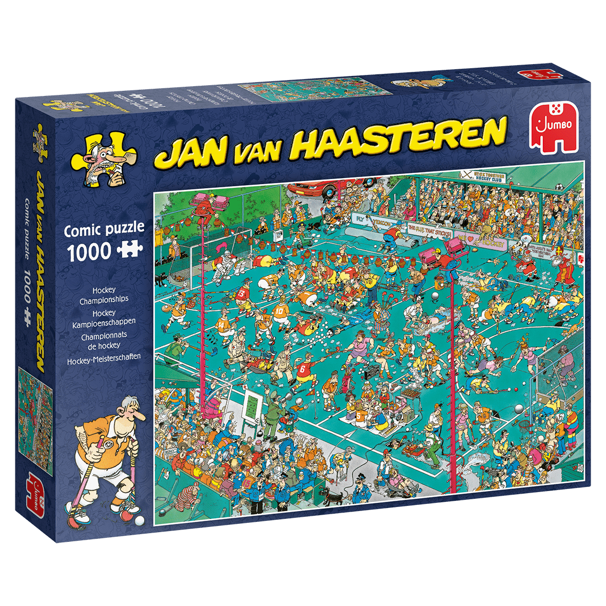 Jan van Haasteren: Hockey mesterskabet - 1000 brikker - Nordisk Spil