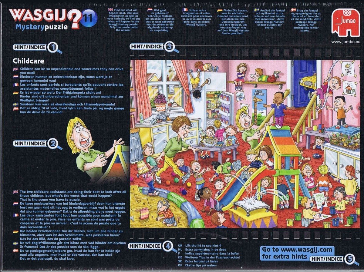 Wasgij? Mystery 11 Childcare! - 1000 brikker - Nordisk Spil