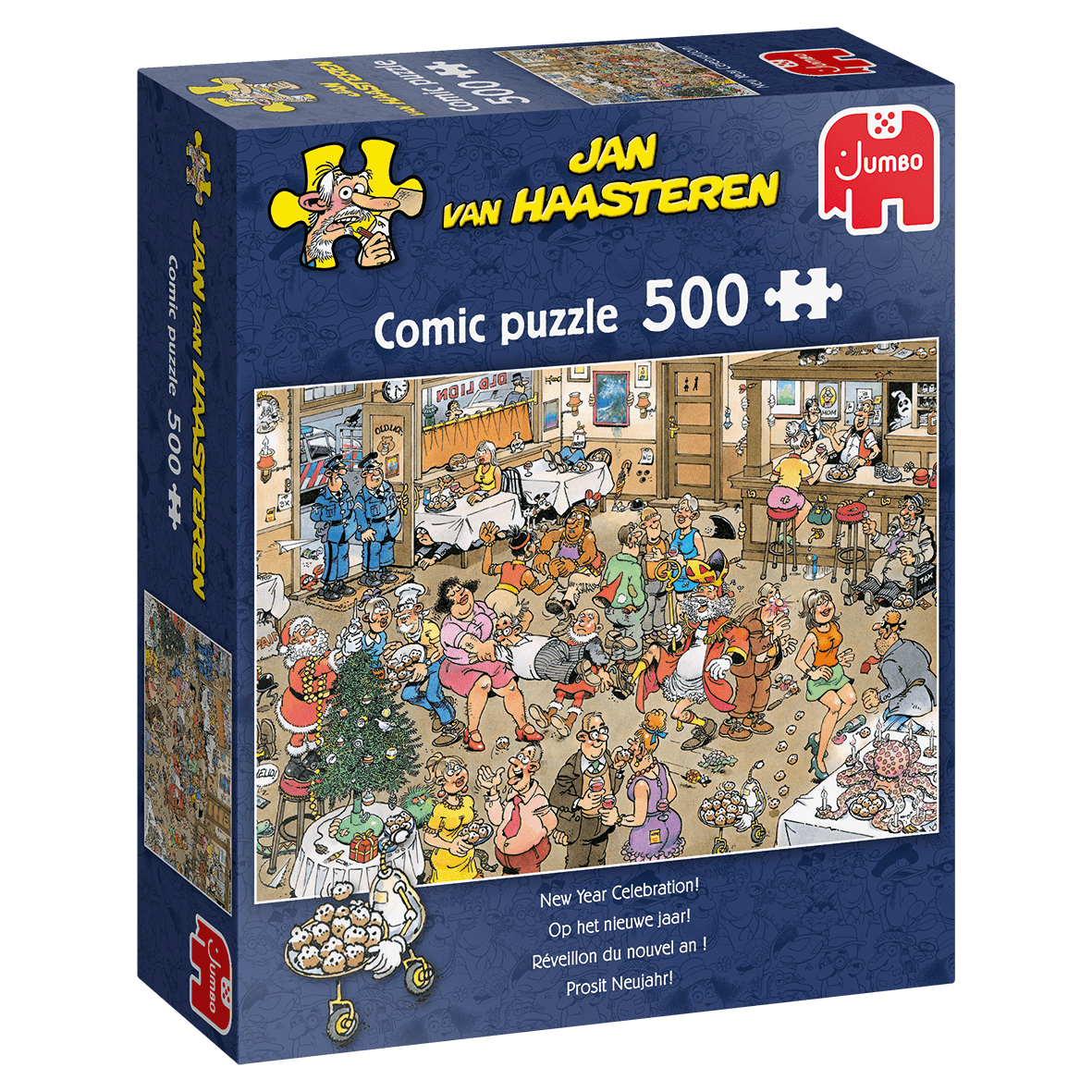Jan van Haasteren - New Year Celebration! - 500 Brikker - Nordisk Spil