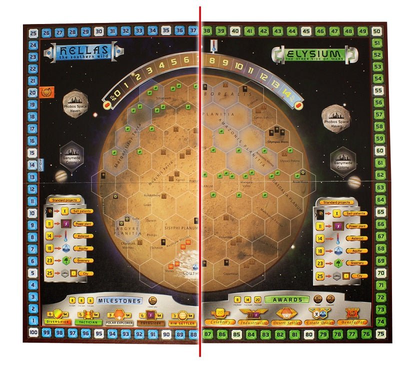 Terraforming Mars: Hellas & Elysium - Engelsk - Nordisk Spil