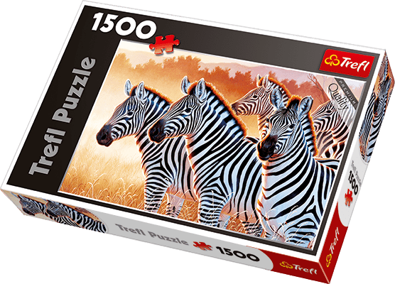 Zebras 1500 brikker - Nordisk Spil