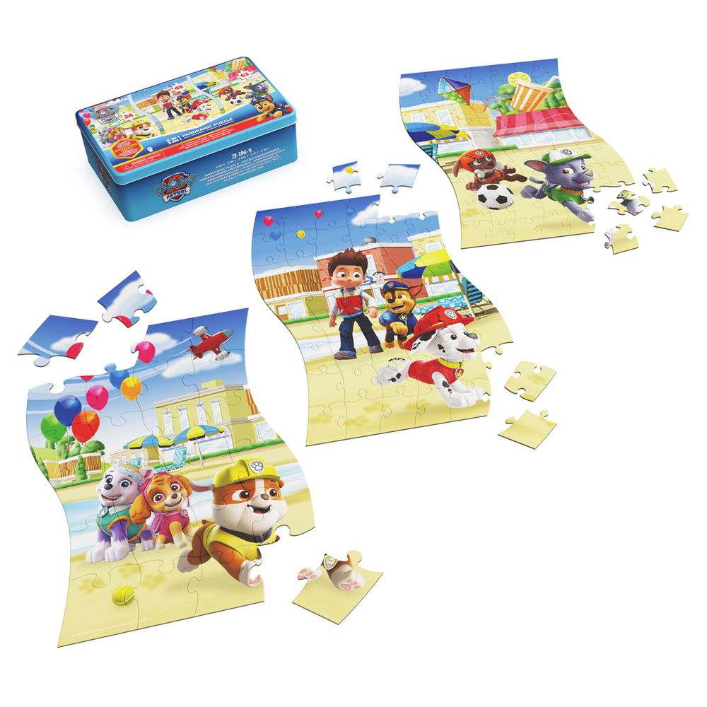 Paw Patrol puslespil - 3 - i - 1 - Nordisk Spil