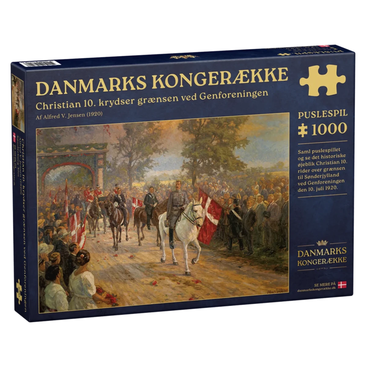 Christian 10. krydser grænsen - 1000 brikker - Nordisk Spil