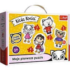 Kicia Kocia - 3/4/5/6 brikker - Nordisk Spil