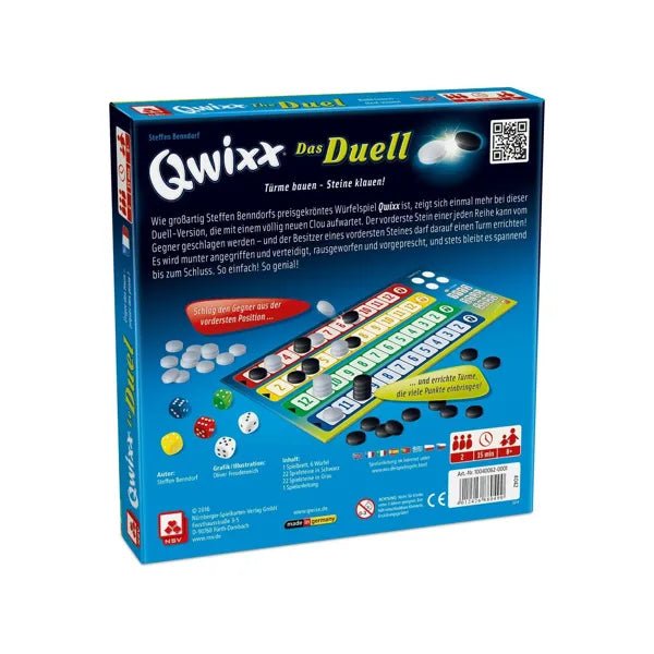 Qwixx: The duel - Engelsk - Nordisk Spil