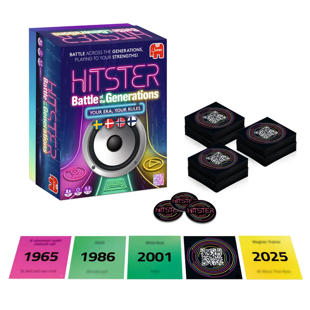Hitster: Battle of the Generations - Dansk