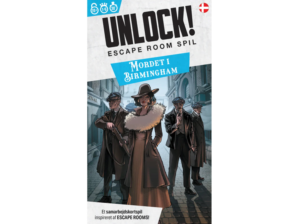 Unlock! Short Adventures 9 - The Birmingham Murder - Dansk