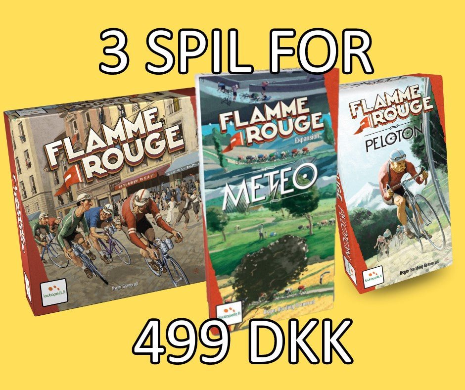 Flamme Rouge Sæt - Nordisk Spil