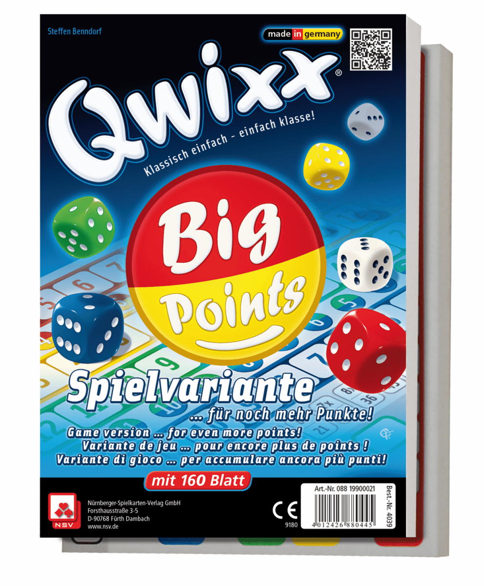 Qwixx - Big points (Udvidelse) - Nordisk Spil