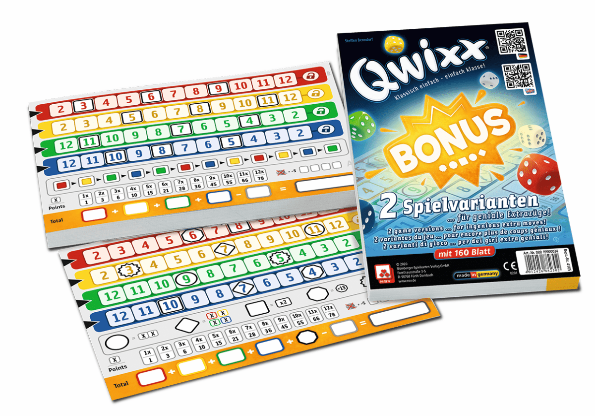 Qwixx - bonus (Udvidelse) - Nordisk Spil