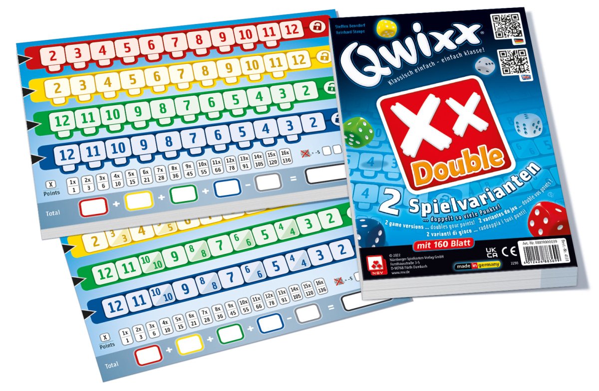 Qwixx - Double (Udvidelse) - Nordisk Spil