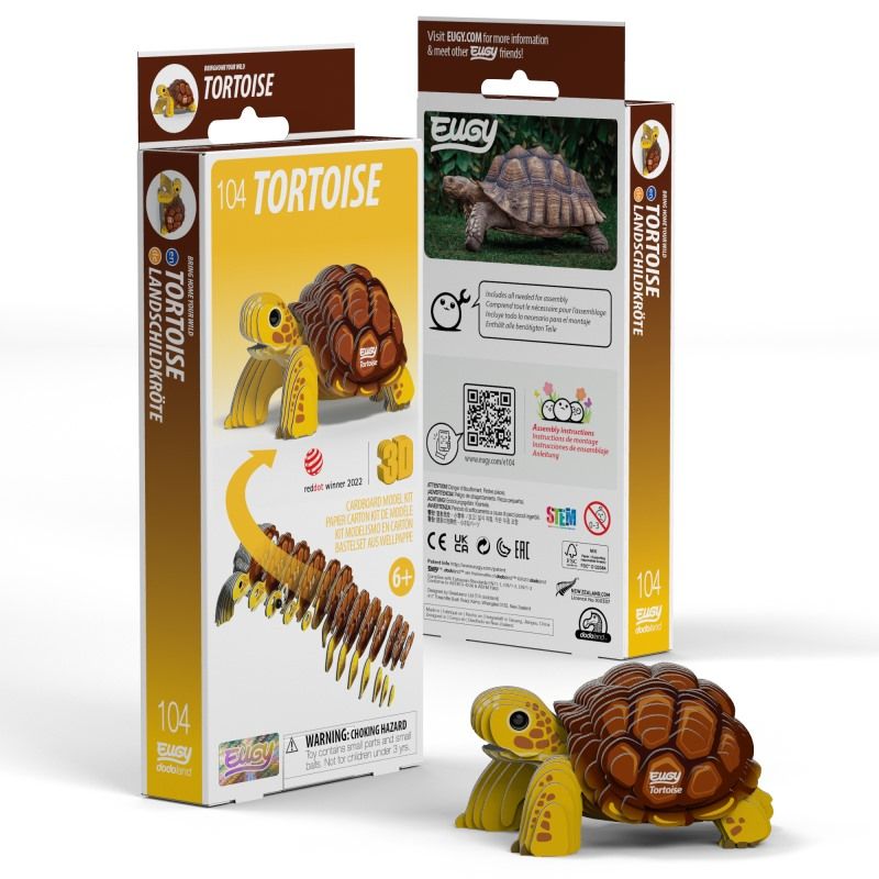 Eugy Landskskildpadde – 3D puslespil