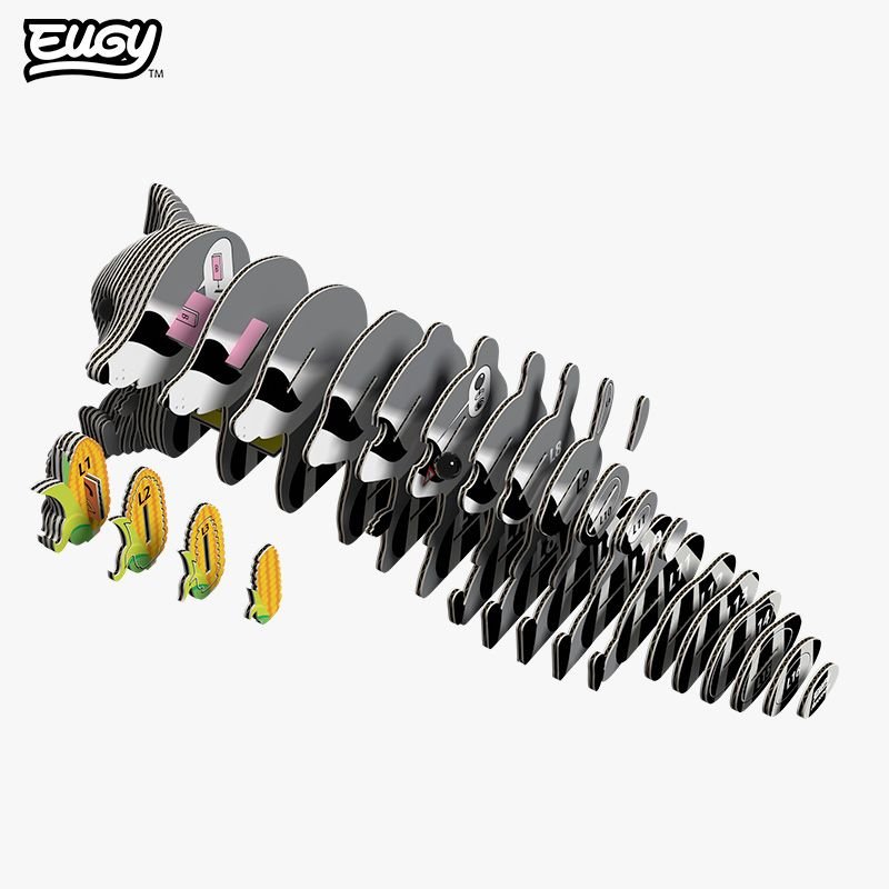 Eugy Vaskebjørn – 3D puslespil - Nordisk Spil