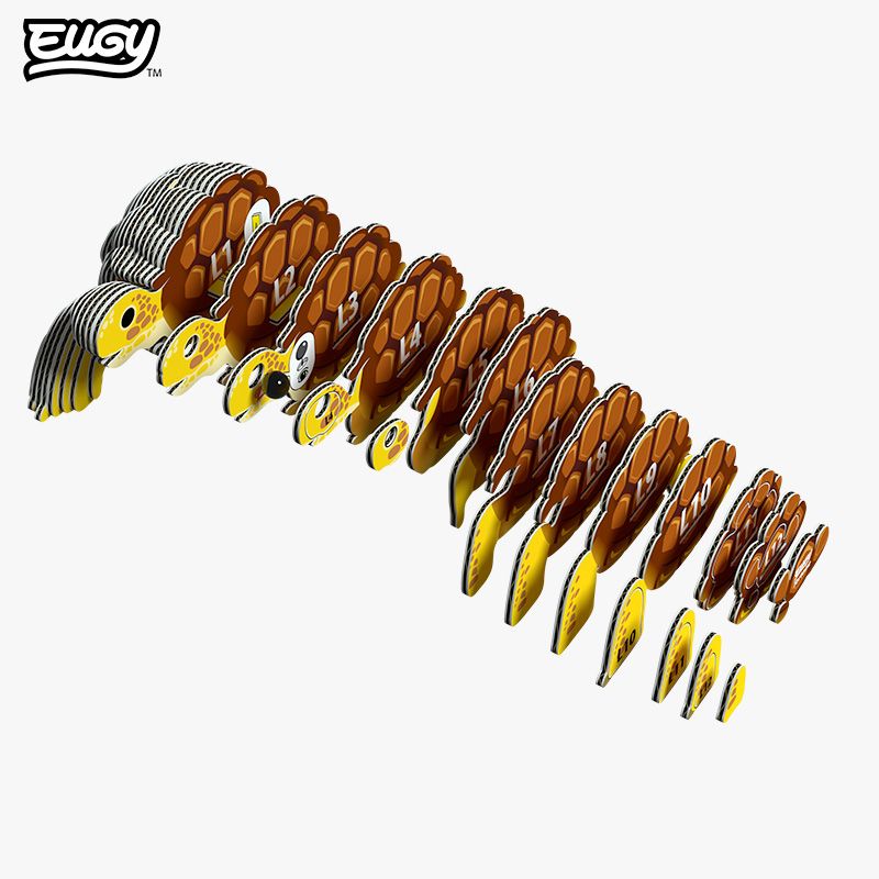 Eugy Landskskildpadde – 3D puslespil