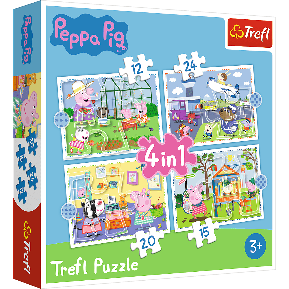 4i1 Peppa Pig Holiday - Nordisk Spil