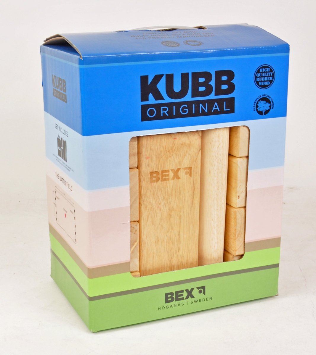 Kubb original, rød konge - Kongespil - Nordisk Spil