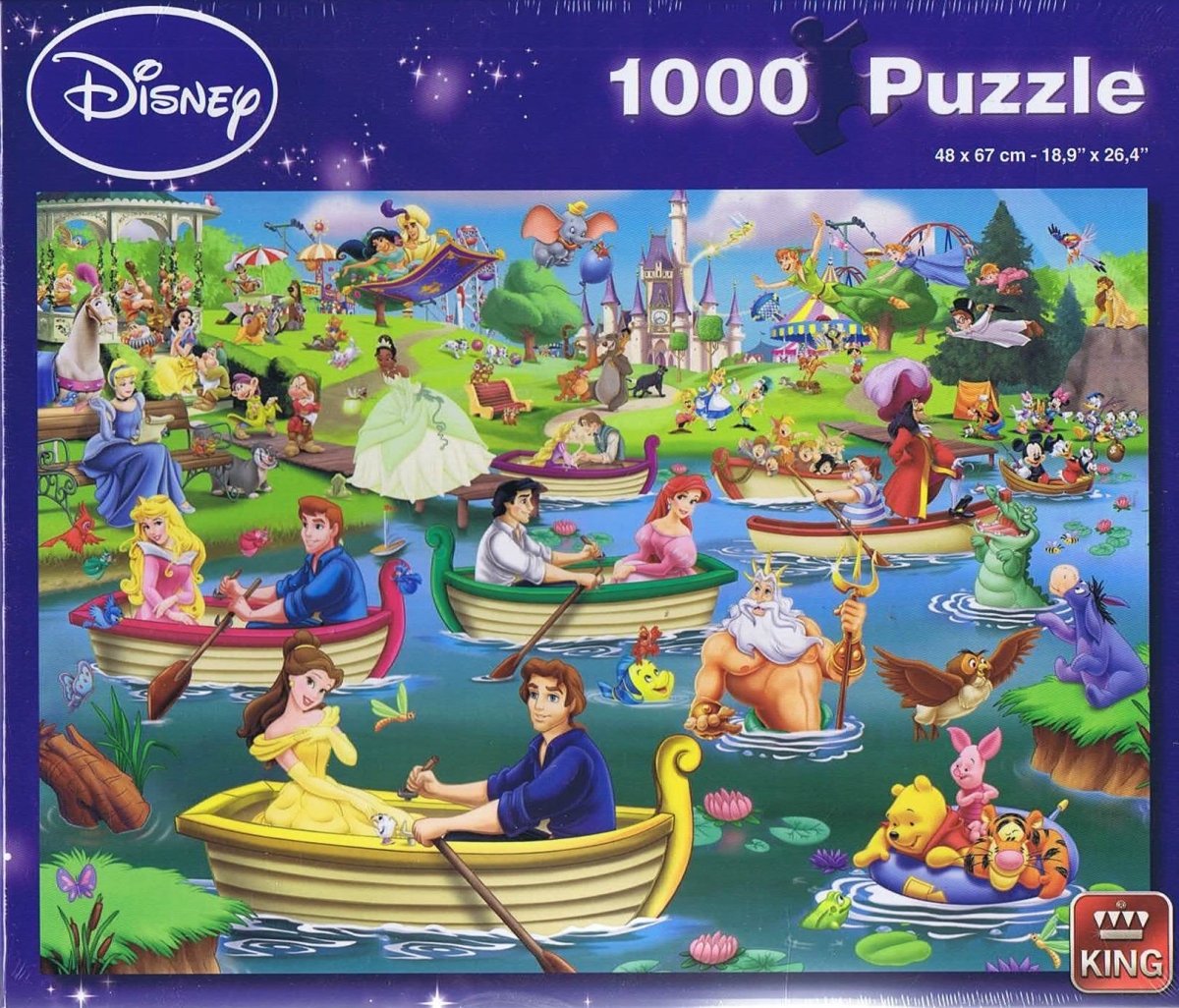 Disney tur på søen - 1000 brikker - Nordisk Spil