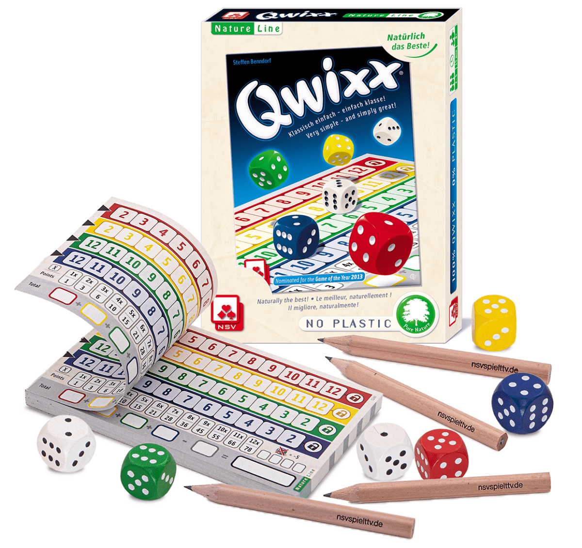 Qwixx - Natureline - Nordisk Spil