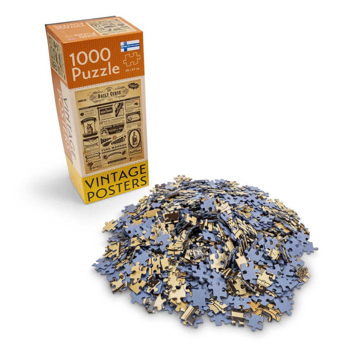 Vintage Posters: Trolddommens Avis - 1000 brikker - Nordisk Spil