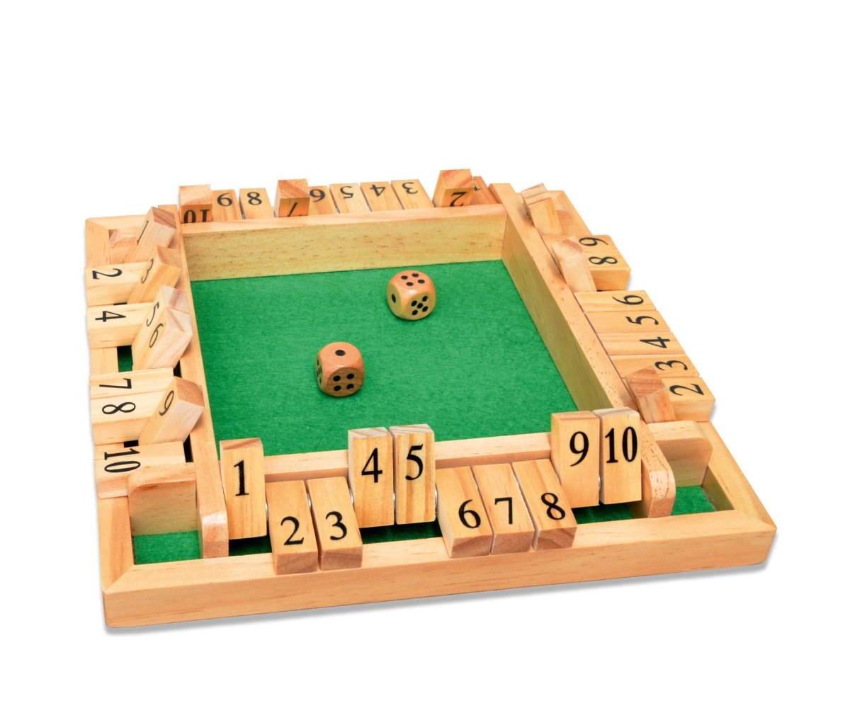 Deluxe Shut the box i træ - Nordisk Spil