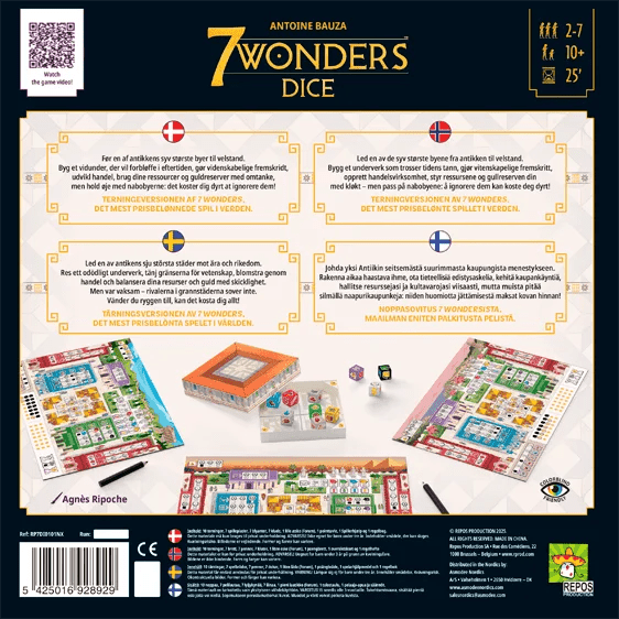 7 Wonders: Dice - Dansk - Nordisk Spil
