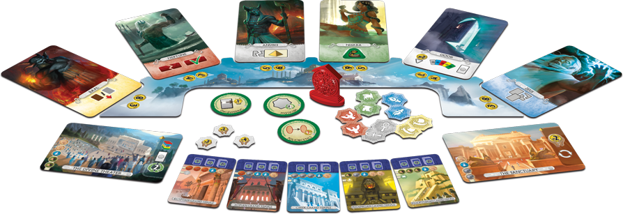 7 Wonders Duel Pantheon - Engelsk