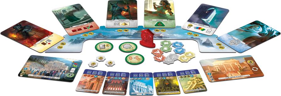 7 Wonders Duel Pantheon - Dansk