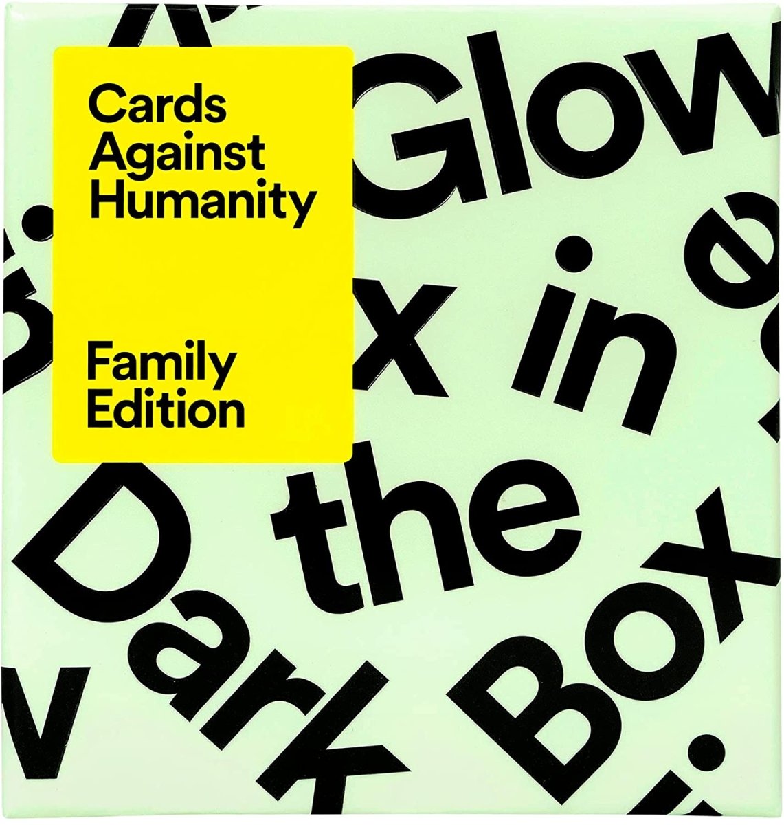 Cards Against Humanity - Family Edition: Glow In The Dark Box - Nordisk Spil