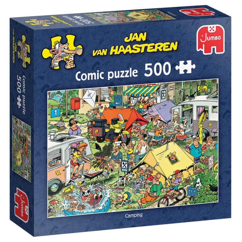 Jan van Haasteren: Camping - 500 Brikker - Nordisk Spil