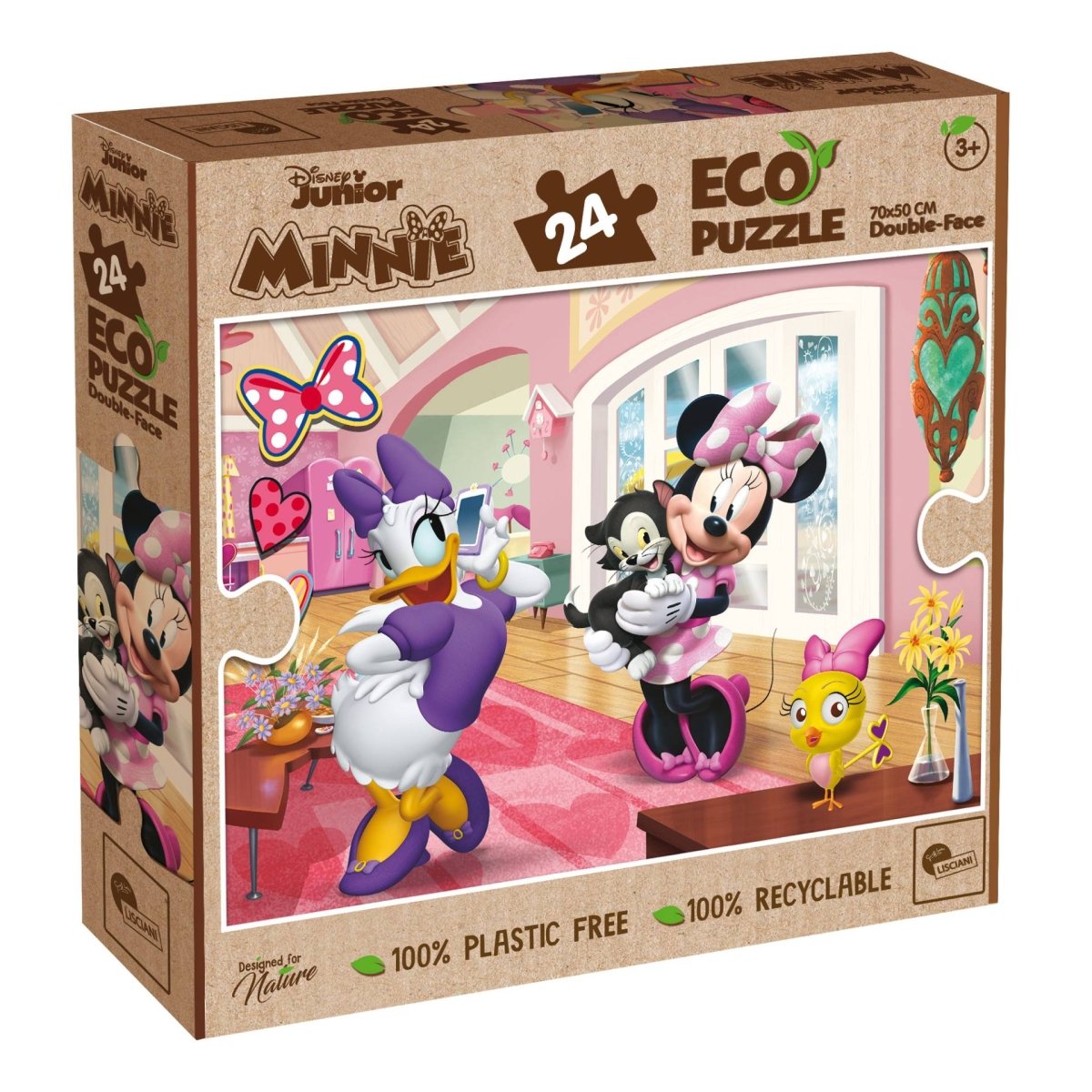 Disney junior Minnie ECO puzzle 24 - brikker - Nordisk Spil