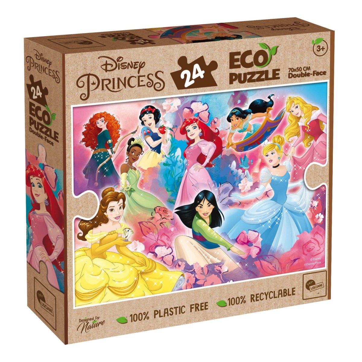 Disney Princess ECO puzzle - 24 - brikker - Nordisk Spil