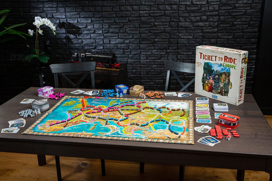Ticket to Ride: Europe - Jubilæumsudgave - Nordisk Spil