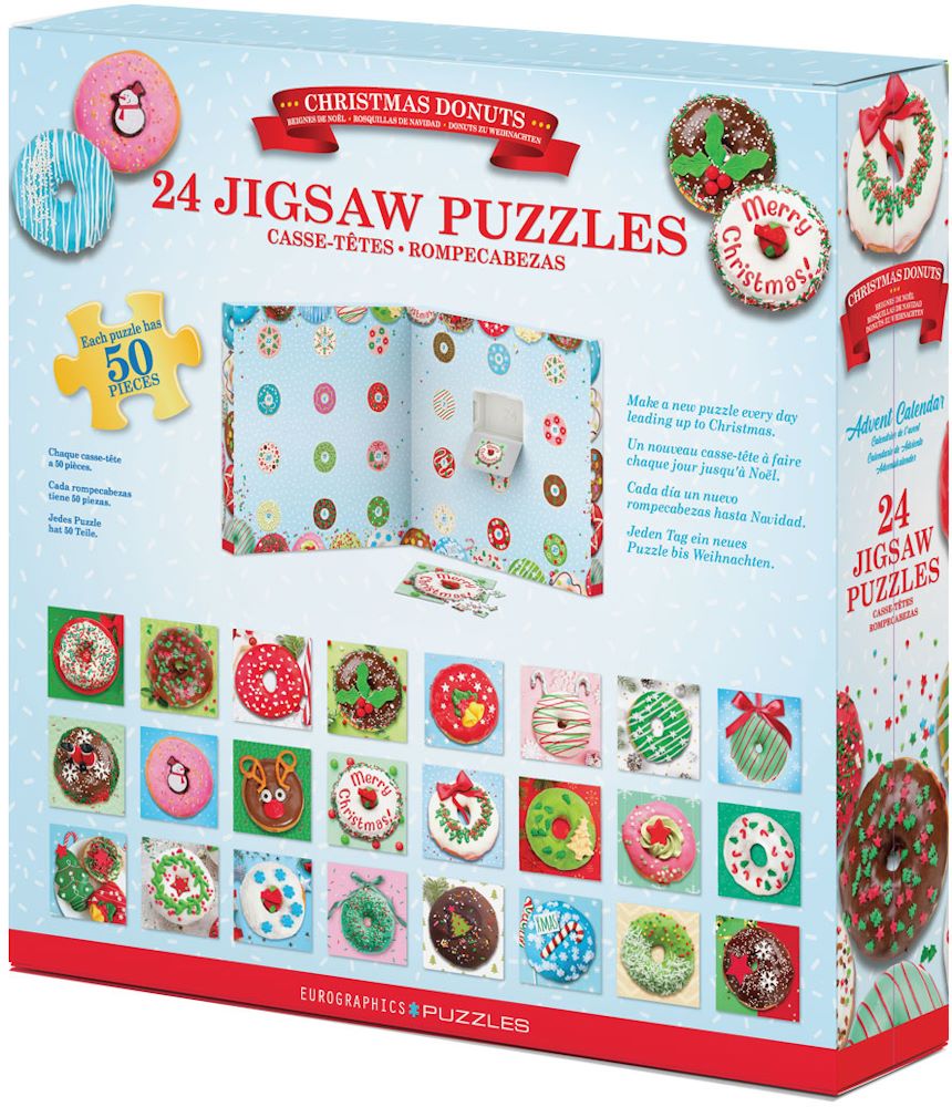 Julekalender - Donuts (24 X 50 brikker)
