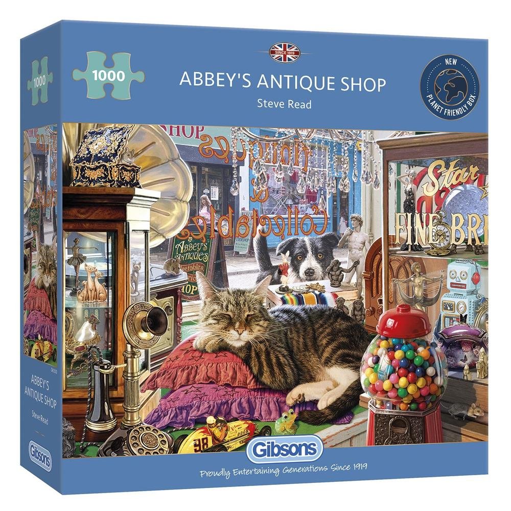 Abbey&39;s Antique Shop - 1000 brikker - Nordisk Spil