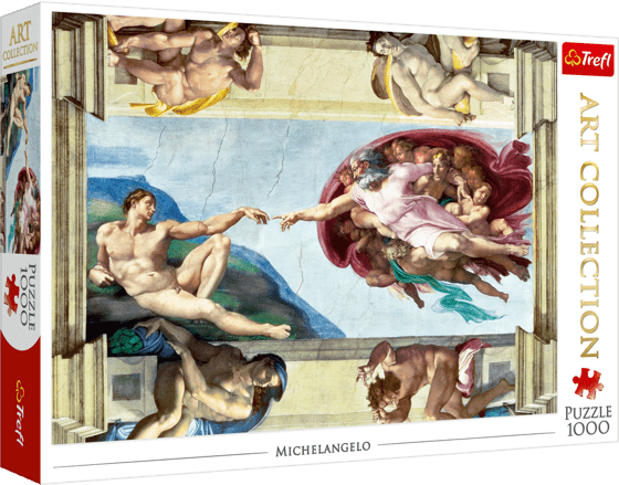 Adams Skabelse - Michelangelo - 1000 brikker - Nordisk Spil
