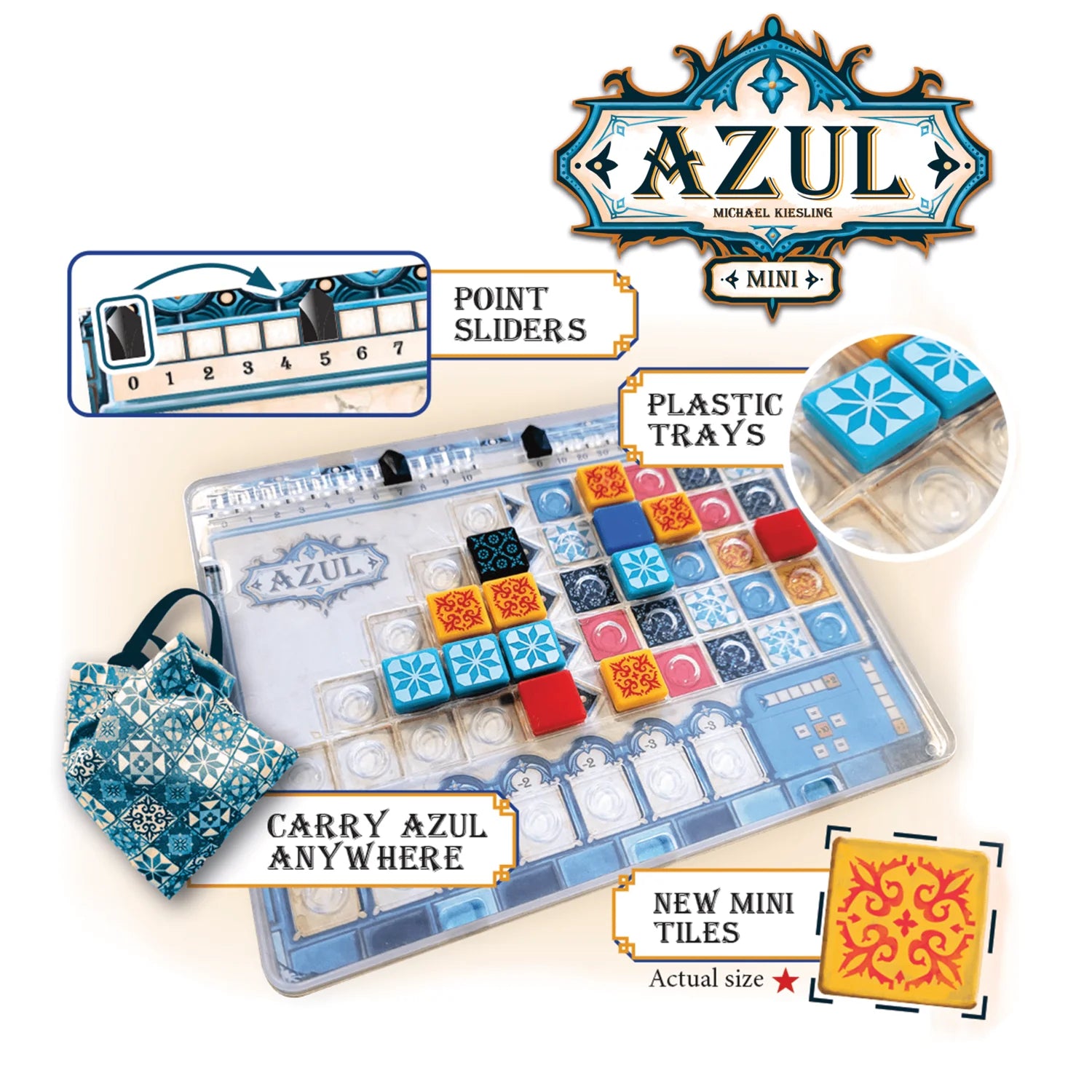Azul: Mini - Engelsk - Nordisk Spil