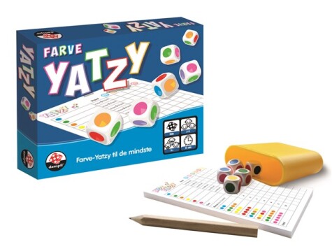 Børne Yatzy: Med farver