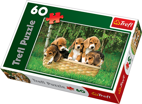 Beagle Puppies, 60 brikker