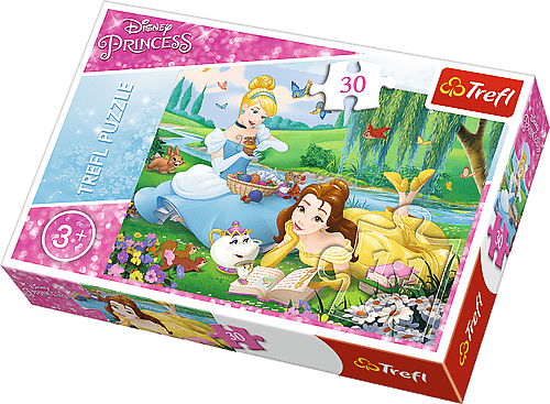Disney Belle og Askepot - 30 brikker - Nordisk Spil