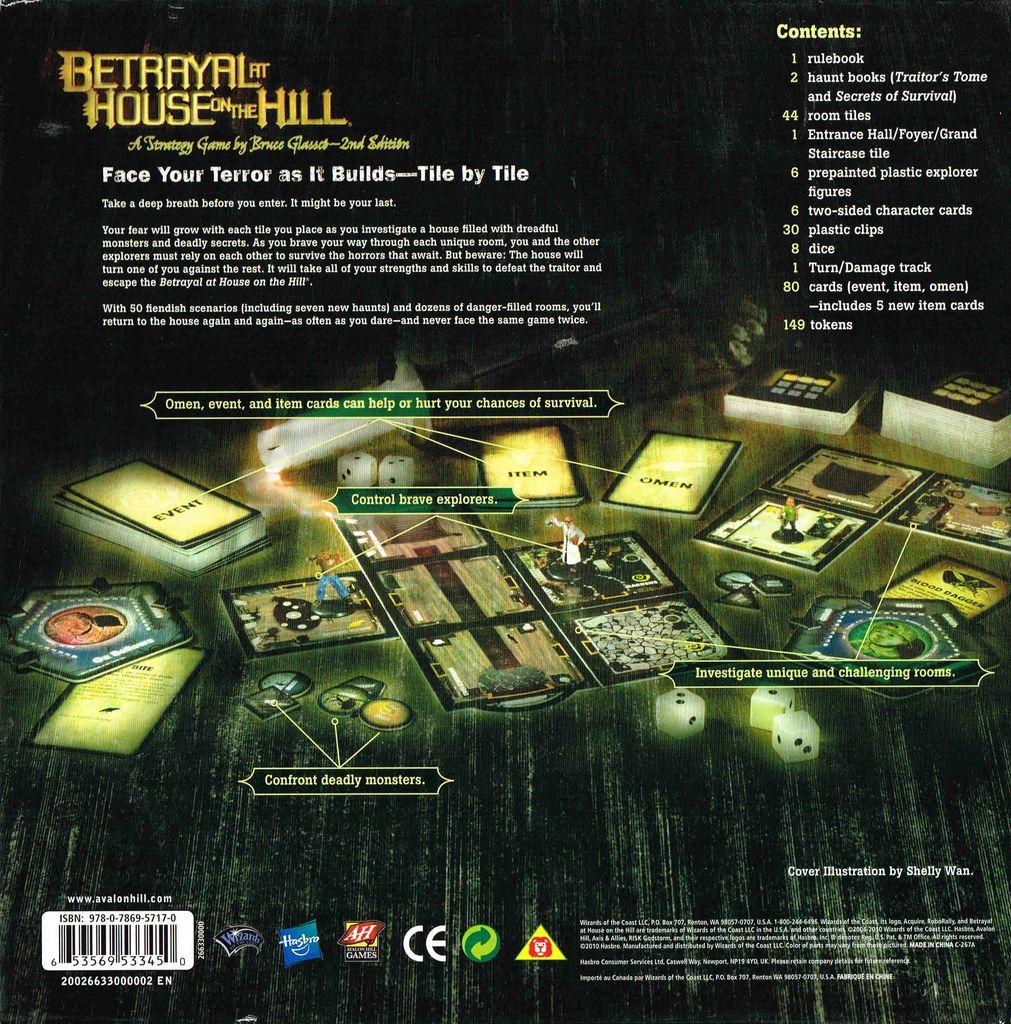 Betrayal at House on the Hill 2nd Edition